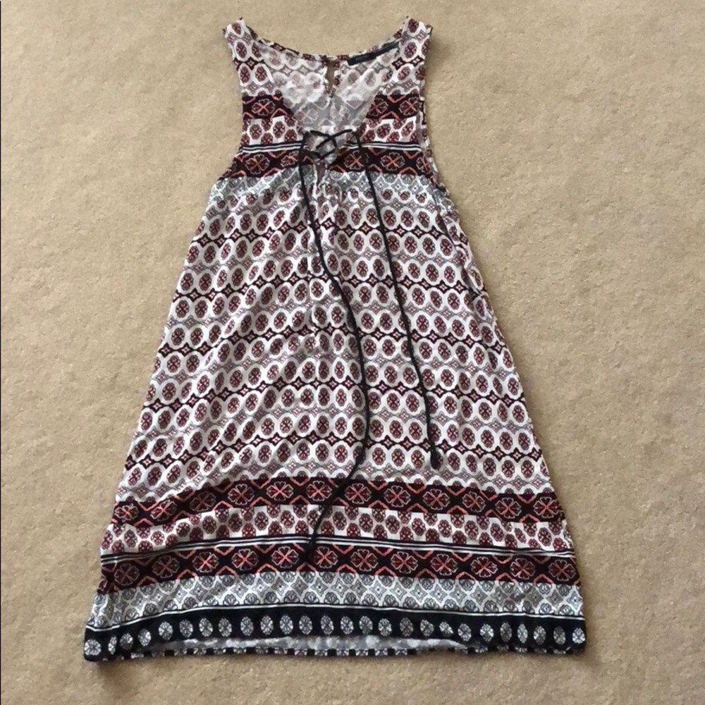 Patterned Tank Summer Dress